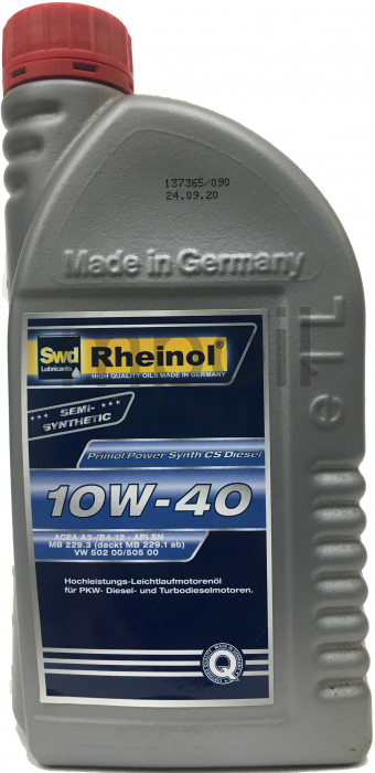 Масло SWD Rheinol  PS CS Diesel 10W-40 п/с 1л