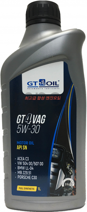 Масло GT 4 VAG 5W30 API SN 1 л  504/507