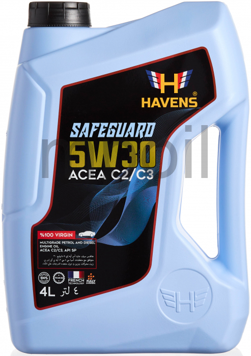 Масло Havens Safeguard 5W30 SN PLUS ACEA C2/C3 4л