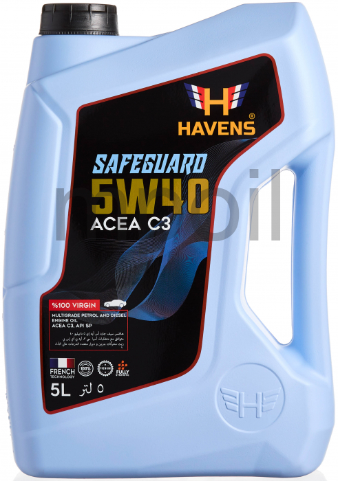 Масло Havens Safeguard 5W40 SN PLUS ACEA C3 5л