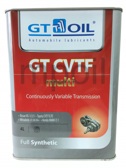 Масло GT CVTF Multi 4 л