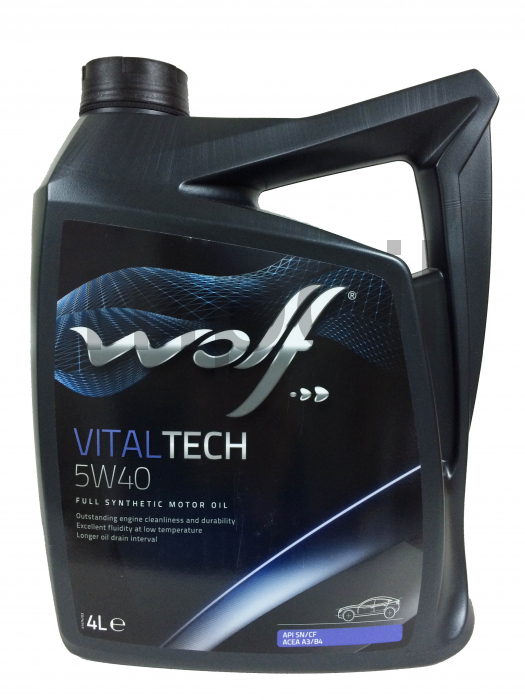 Масло WOLF VITALTECH 5W40 4L