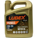 Масло LUBEX Primus SJA 0W-20 SN+RC GF-5 (4л)