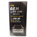 Масло MANNOL 7715 O.E.M. for VW Audi Skoda 5w30 (5л)