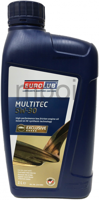 Масло EUROLUB MULTITEC 5W30 SL/CF A5/B5 1л